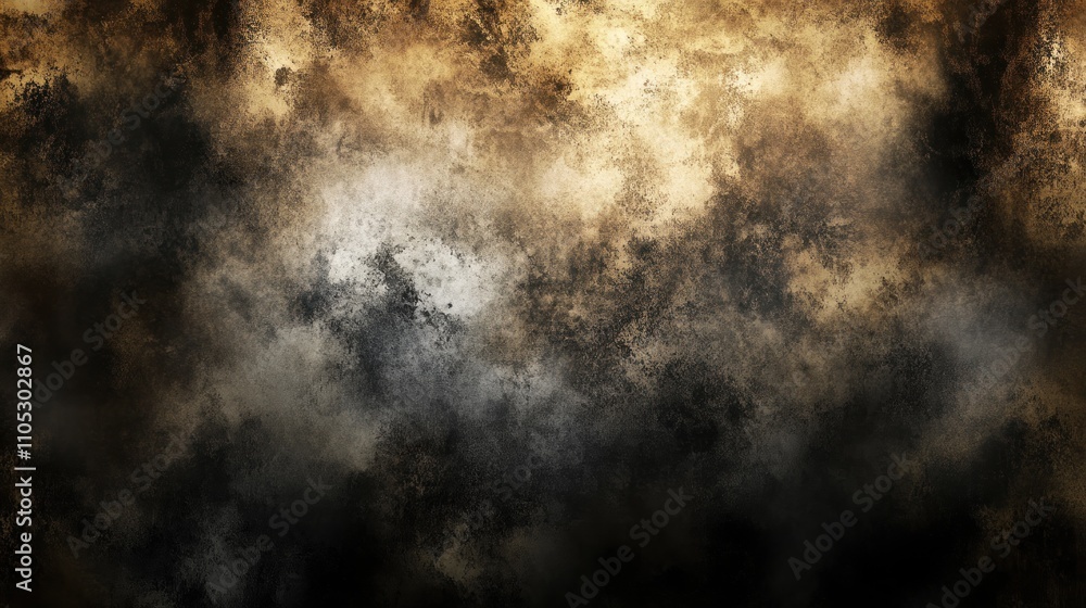 Abstract Dark Gold And Black Texture Background Abstract Dark Gold And Black Texture Background