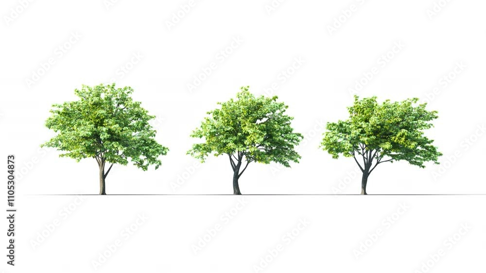 Spring trees swaying in the strong wind. 3d rendering drag and drop available. 3D tree swaying to the wind on a transparent background. Isolated 3D realistic tree on the wind with alpha channels. Simp Spring trees swaying in the strong wind. 3d rendering drag and drop available. 3D tree swaying to the wind on a transparent background. Isolated 3D realistic tree on the wind with alpha channels. Simp