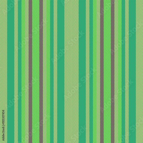 Mid fabric stripe background, variation pattern vertical vector. Minimalist seamless lines texture textile in mint and amber colors.
