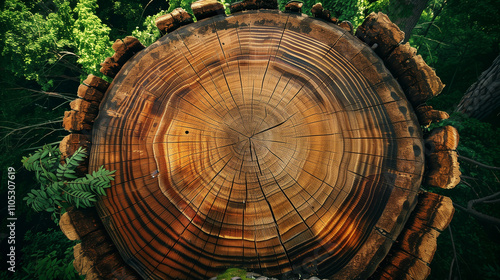 **Close-up shot of a tree trunk, perfect for using in nature-inspired designs or illustrations 