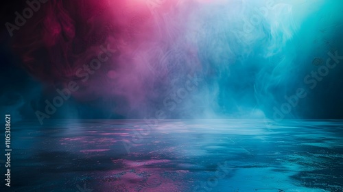 Wallpaper Mural Abstract Blue and Pink Smoke Background Scene Torontodigital.ca