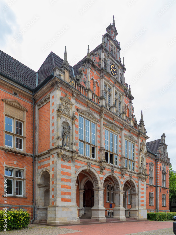 Fototapeta premium Town Hall at Hamburg-Harburg