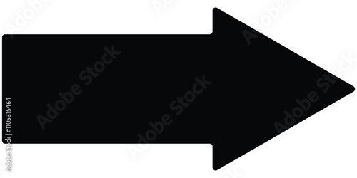 black arrow icon eps 10.