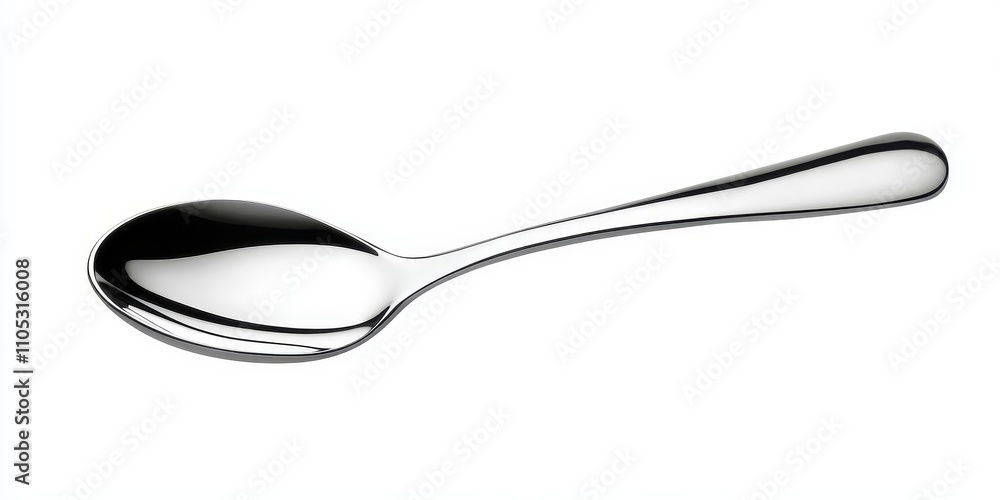 A stainless spoon set against a clean white background showcases the sleek design and reflective surface of stainless spoon craftsmanship, perfect for highlighting kitchen essentials. A stainless spoon set against a clean white background showcases the sleek design and reflective surface of stainless spoon craftsmanship, perfect for highlighting kitchen essentials.
