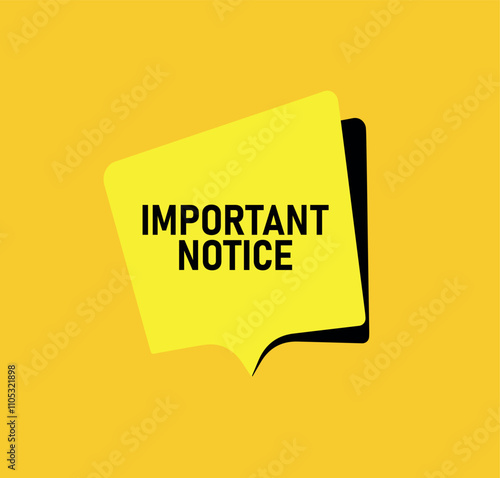 important notice sign 