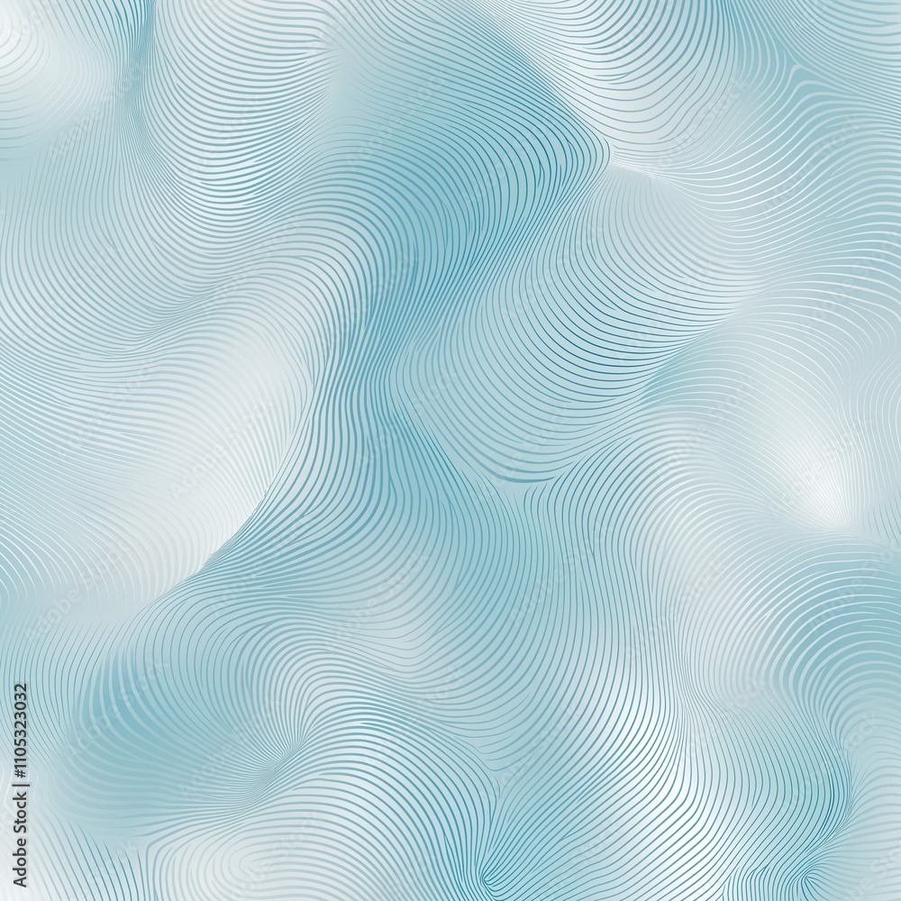 inspiration from summer, A print with a minimalist streamlined aerodynamic line pattern, Random repeating pattern, featuring a simple gradient, Minimalist abstract pattern, light blue colors. inspiration from summer, A print with a minimalist streamlined aerodynamic line pattern, Random repeating pattern, featuring a simple gradient, Minimalist abstract pattern, light blue colors.
