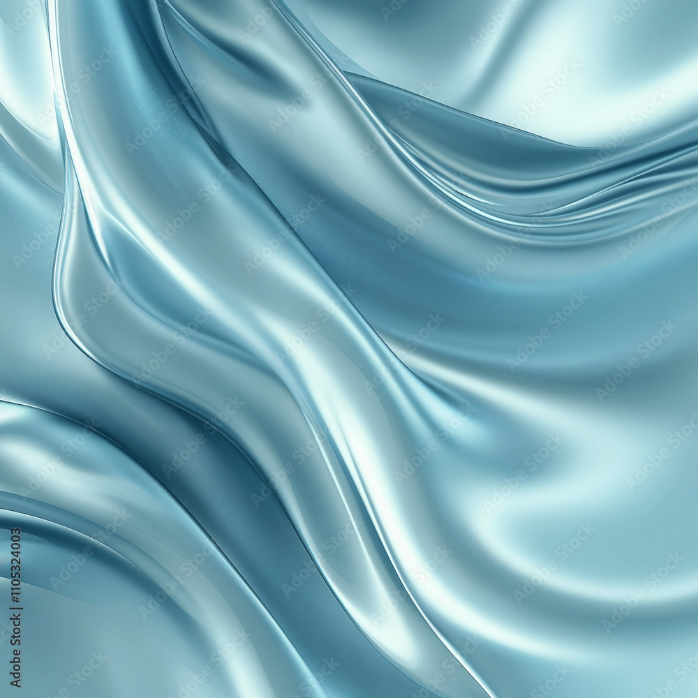 Obraz premium inspiration from summer, A print with a minimalist streamlined aerodynamic line pattern, Random repeating pattern, featuring a simple gradient, Minimalist abstract pattern, light blue colors. 