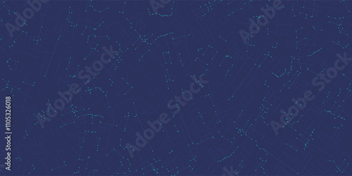 Abstract transportation background. Digital graphic travel planning and map navigation concepts. Background concept backdrop with particles dots. Vector illustration