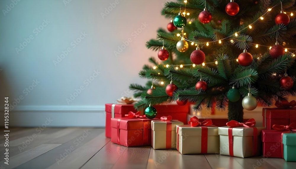 christmas tree with gifts christmas tree with gifts
