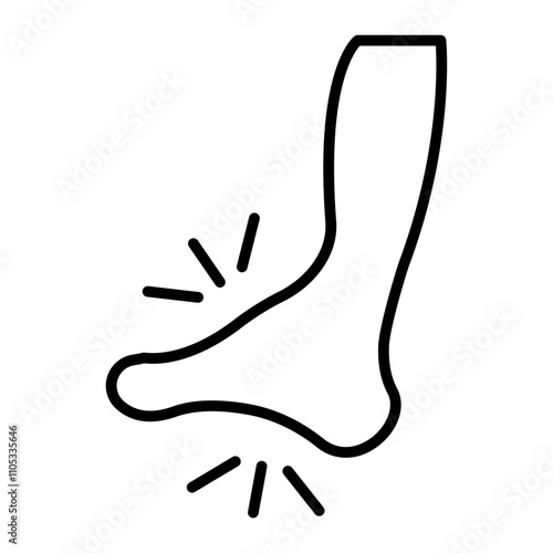 Restless Legs line icon