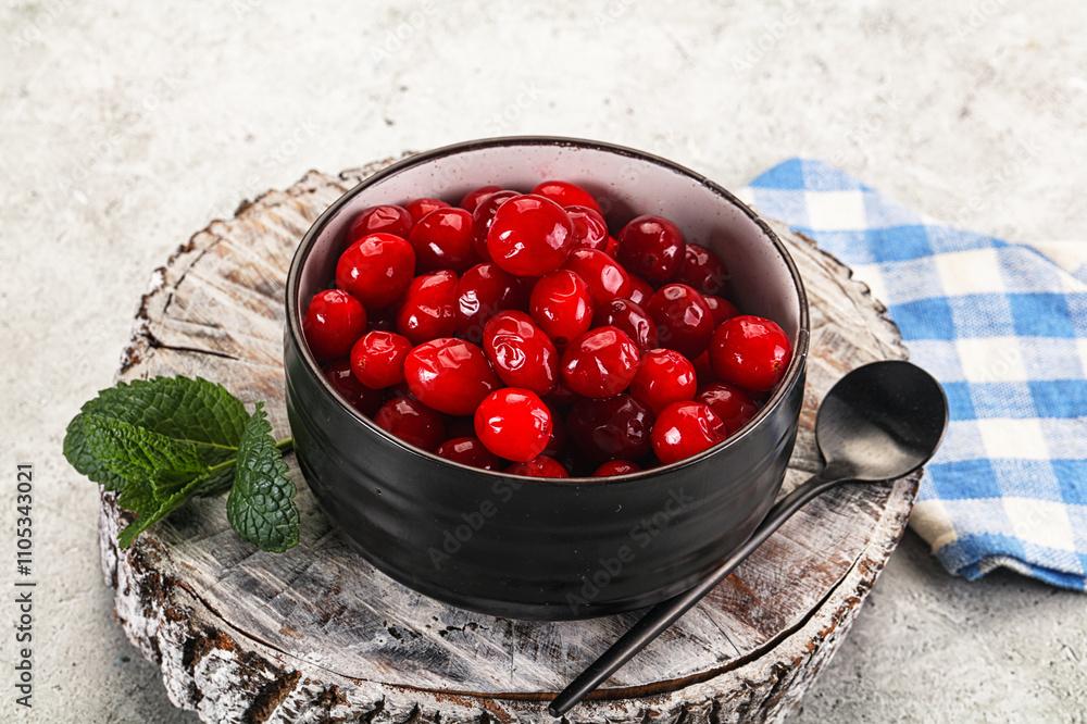 Red sweet ripe juicy cranberry Red sweet ripe juicy cranberry