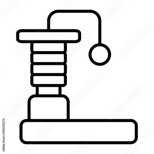 Cat Scratcher line icon