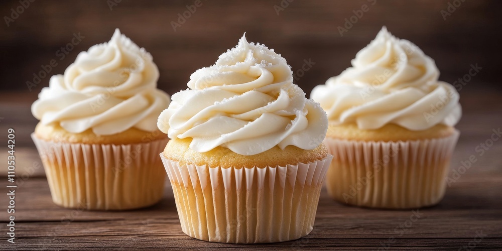 Indulge in delicious cream cupcakes topped with rich icing and sugar. These delightful cream cupcakes offer a sweet treat, perfect for any celebration or casual dessert experience with rich icing. Indulge in delicious cream cupcakes topped with rich icing and sugar. These delightful cream cupcakes offer a sweet treat, perfect for any celebration or casual dessert experience with rich icing.
