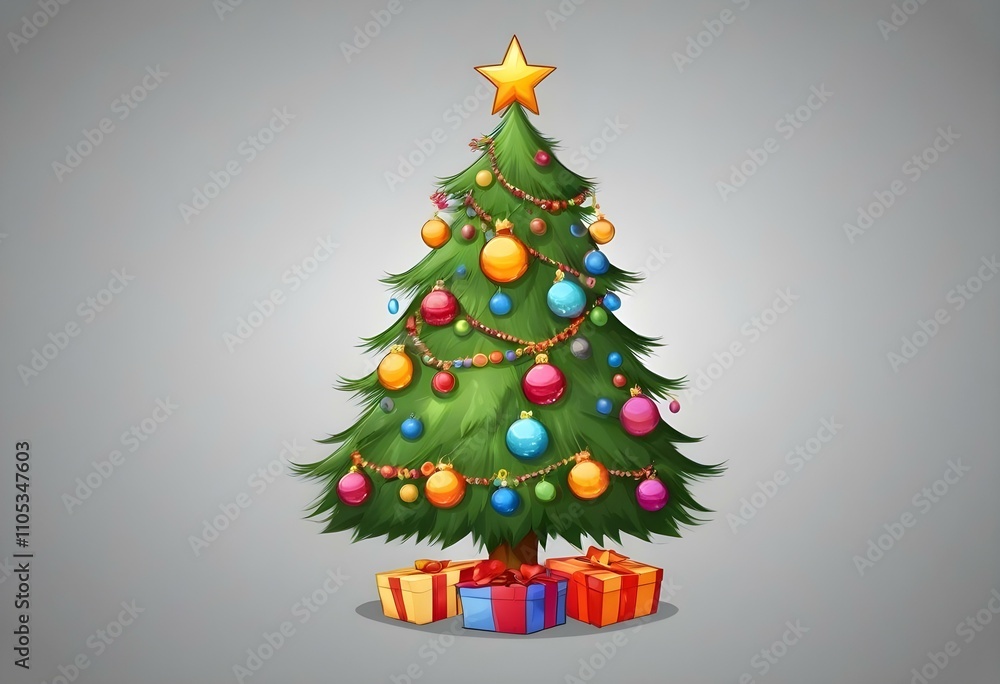 christmas tree with gifts christmas tree with gifts
