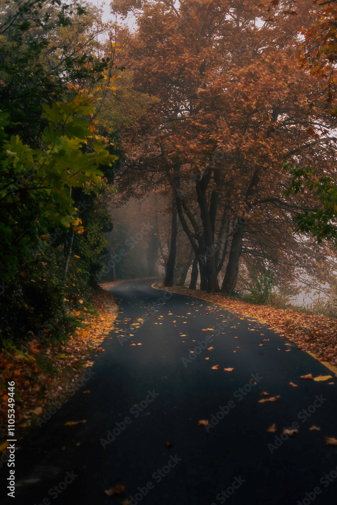 Naklejka premium Kastoria lake Greece