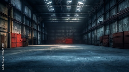 Captivating Atmosphere of an Abandoned Warehouse 