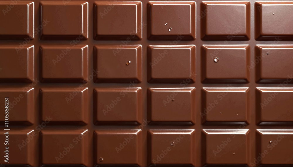 Fototapeta premium Chocolate Tile Texture Background, Delicious and Appetizing