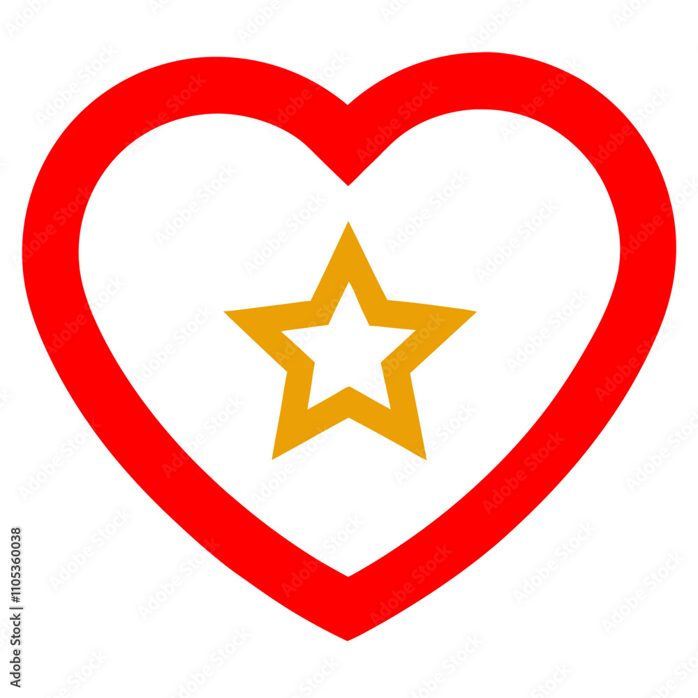 star love logo creative icon vector illustration star love logo creative icon vector illustration