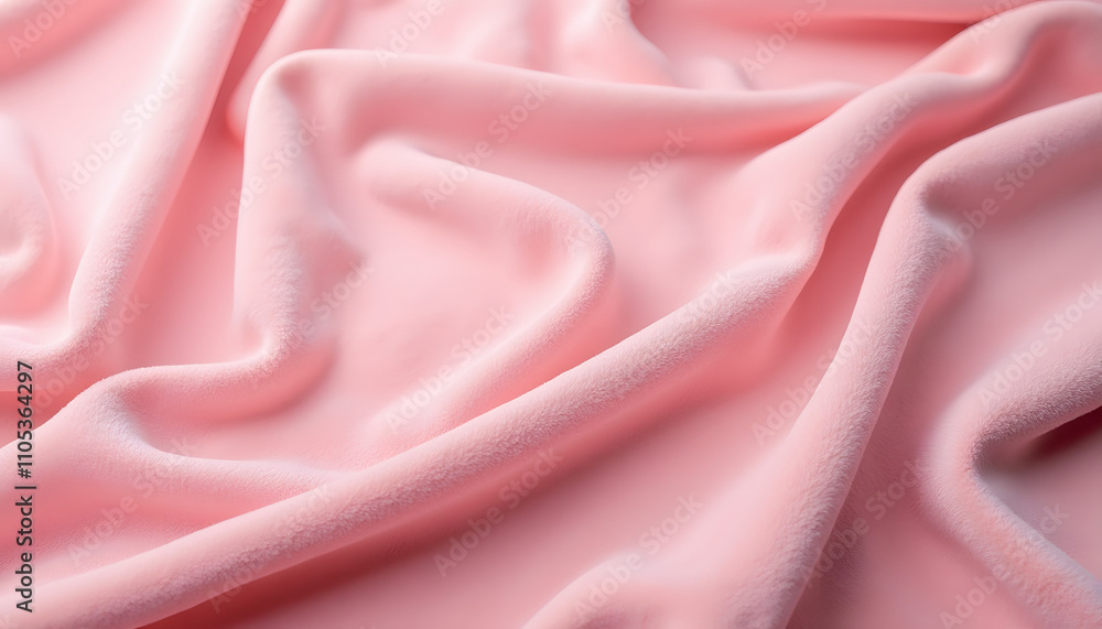 Obraz premium Soft Pink Velvet Fabric Texture - Textura Fundo de veludo rosa