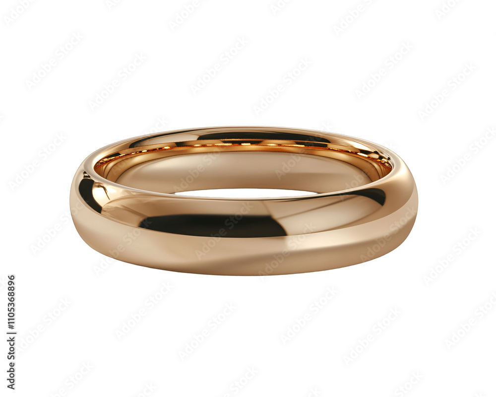 a gold ring on a white background a gold ring on a white background