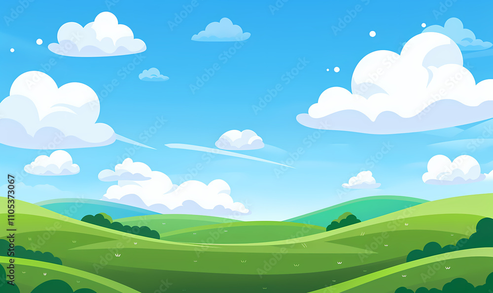 Obraz premium landscape with clouds