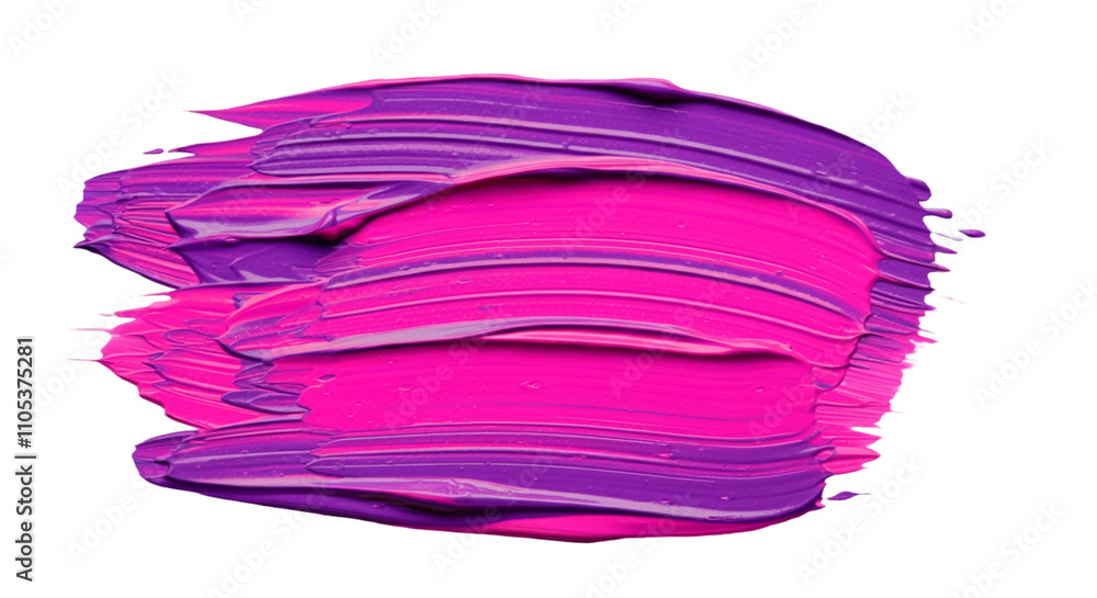 thick pink and purple acrylic oil paint brush stroke on transparent png background isolated thick pink and purple acrylic oil paint brush stroke on transparent png background isolated