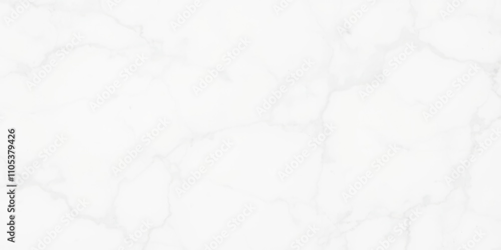 Obraz premium Smooth white marble surface with subtle grey veins, marble