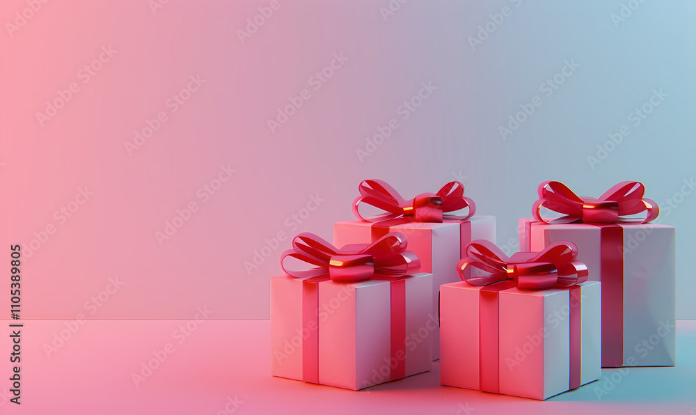 Fototapeta premium red gift box