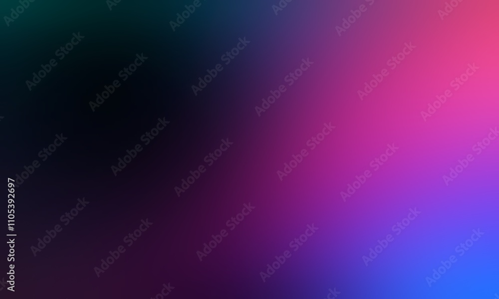 Fototapeta premium Abstract blurred background image of blue, purple colors gradient used as an illustration. Designing posters or advertisements.