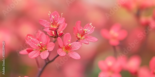 Flowers of Dictamnus, commonly known as Burning Bush, showcased in a garden setting. This close up captures the beauty of Dictamnus flowers, highlighting their unique features with shallow depth of