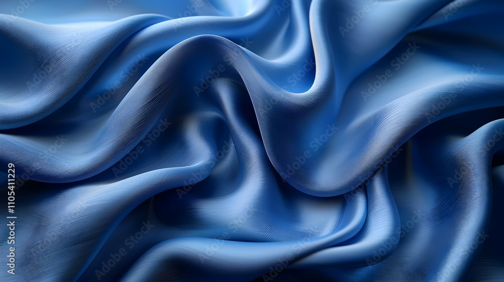 Abstract Blue Fabric Background Abstract Blue Fabric Background