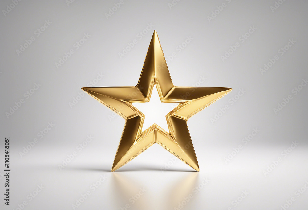 Golden Star Symbol Isolated on White Transparent Background Element Golden five-pointed star for rat Golden Star Symbol Isolated on White Transparent Background Element Golden five-pointed star for rat