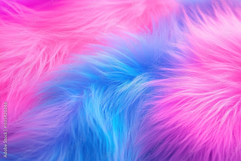 Faux Fur Background. Blurred Neon Fun Colors in Colorful Fiber Texture Faux Fur Background. Blurred Neon Fun Colors in Colorful Fiber Texture