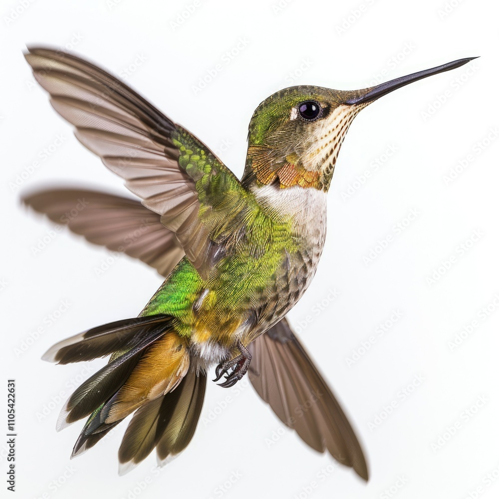 Fototapeta premium A beautiful Humming Bird Berillyne.