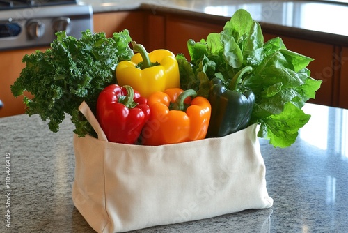 fresh vegetables in a basket