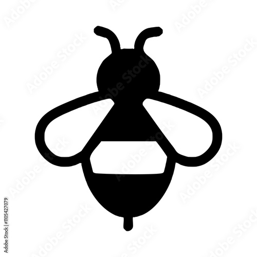 Bee icon. Bee vector icon.