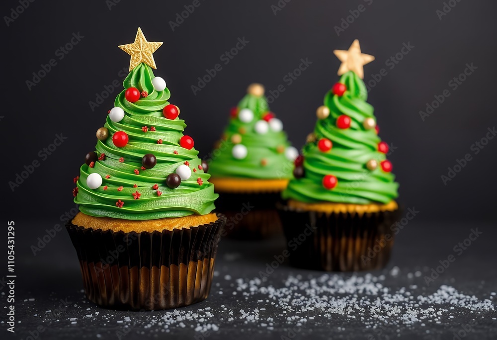 Festive Christmas Tree Cupcakes Delicious Holiday Treats Festive Christmas Tree Cupcakes Delicious Holiday Treats