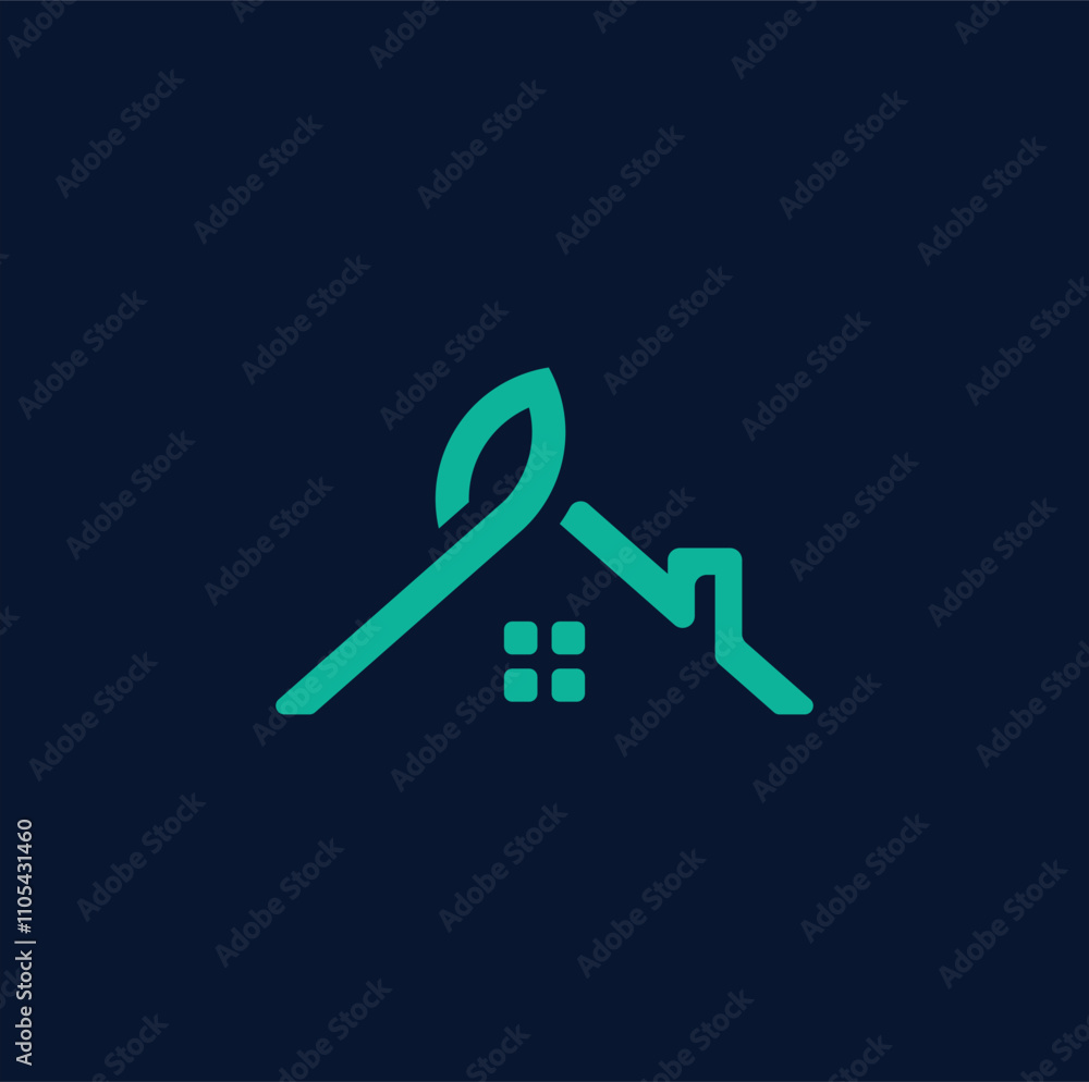 simple and elegant house roof logo design simple and elegant house roof logo design