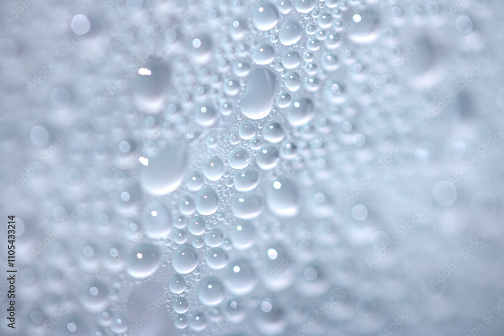 Tiny Bubbles on a Colour Background Condensation Steam Water Tiny Bubbles on a Colour Background Condensation Steam Water