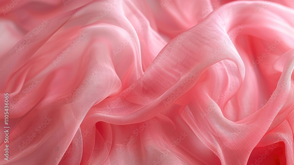 Chiffon made of silk. Chiffon made of silk.