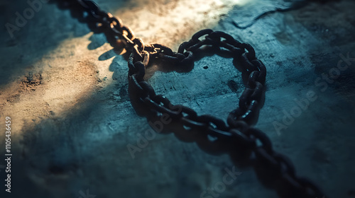 Guilt: The Radiant Chain Binding a Broken Heart in Shadows of Remorse photo