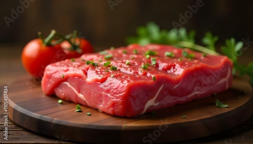 raw beef steak