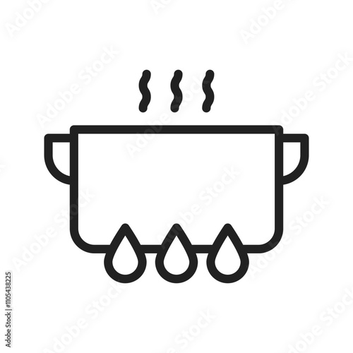 Cooking Icon vector image. Suitable for use on web apps, mobile apps, and print media