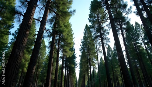 trees and sky