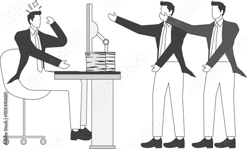 Speaking ill of somebody behind his back