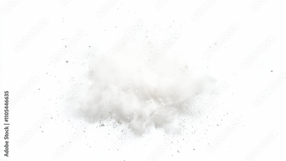 White powder explosion, isolated on white background. Bright white paint color powder explosion. Abstract gray and white explosion powder background texture. White powder explosion, isolated on white background. Bright white paint color powder explosion. Abstract gray and white explosion powder background texture.