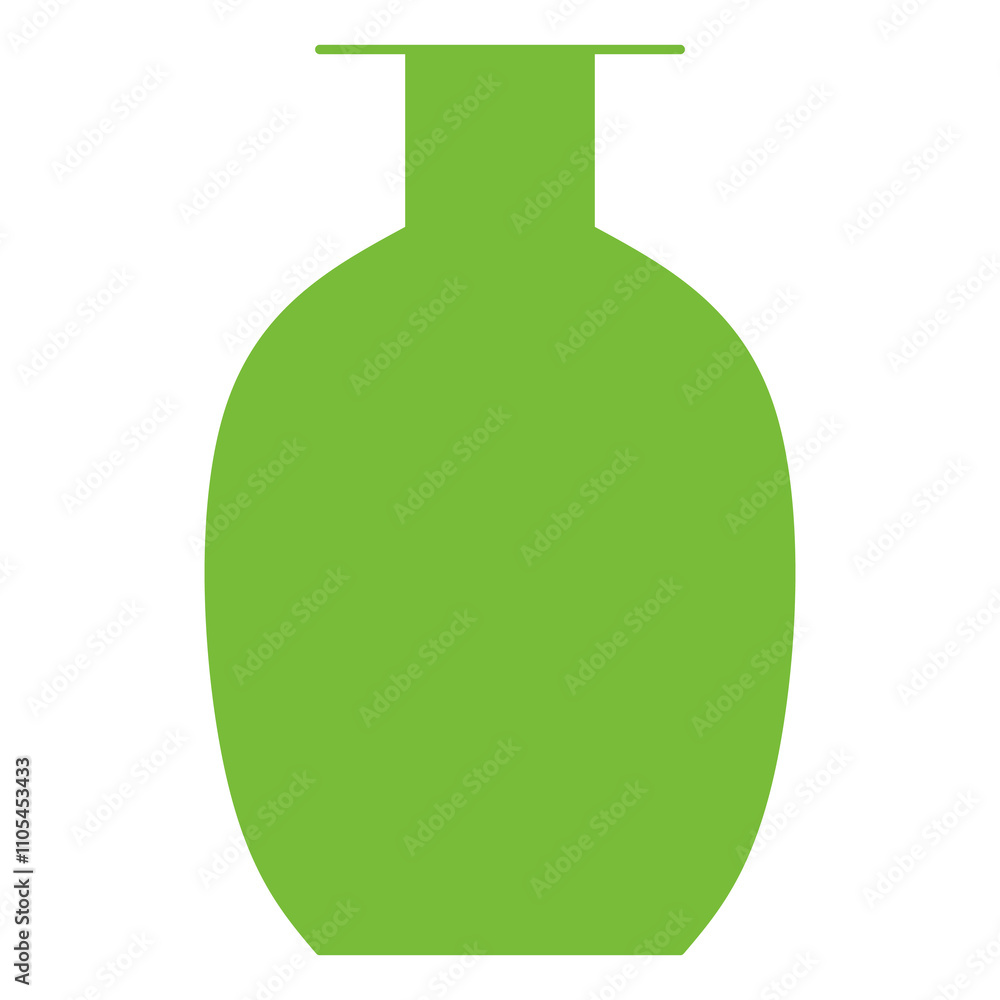 Ceramic vase. Porcelain vase for flowers. Vases for decoration. Trendy flat style isolated on white. Vector illustration Ceramic vase. Porcelain vase for flowers. Vases for decoration. Trendy flat style isolated on white. Vector illustration