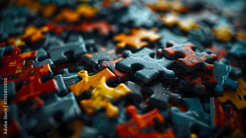 Abstract Puzzle Pieces Background Image Abstract Puzzle Pieces Background Image
