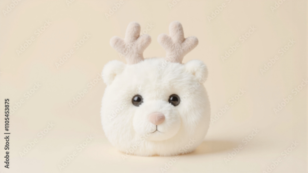 Fototapeta premium Reindeer plush toy