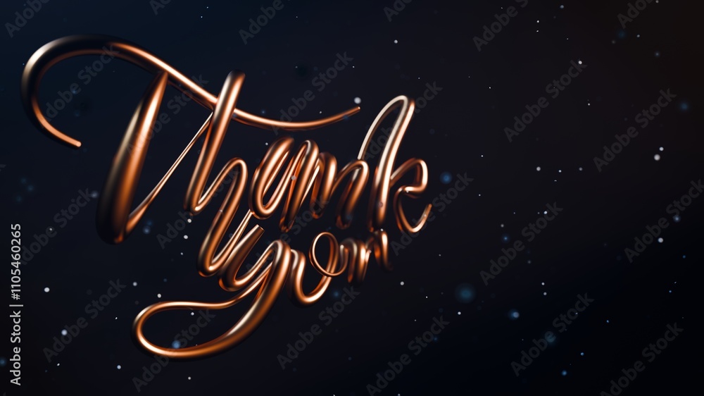Text Thank you in gold.
Abstract 3D illustration. Text Thank you in gold.
Abstract 3D illustration.